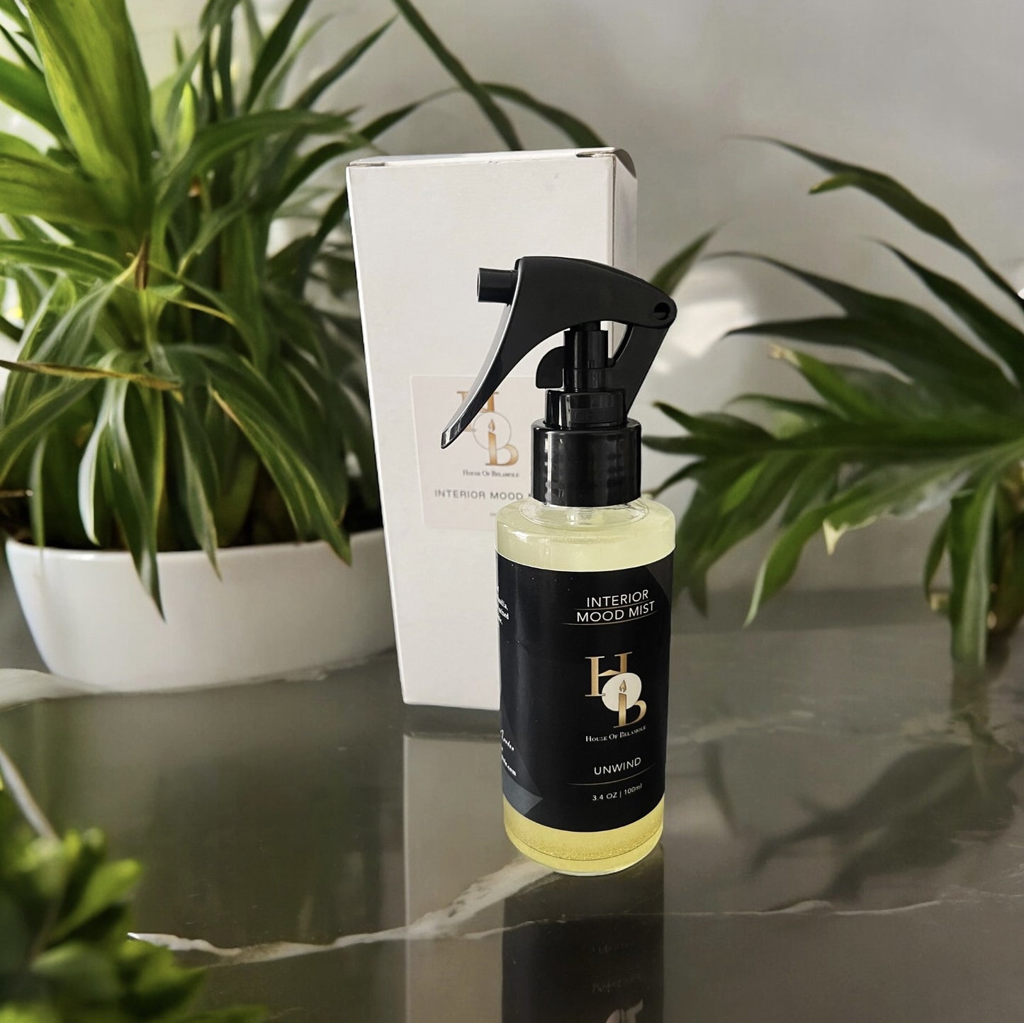 Natural Room Spray with packaging