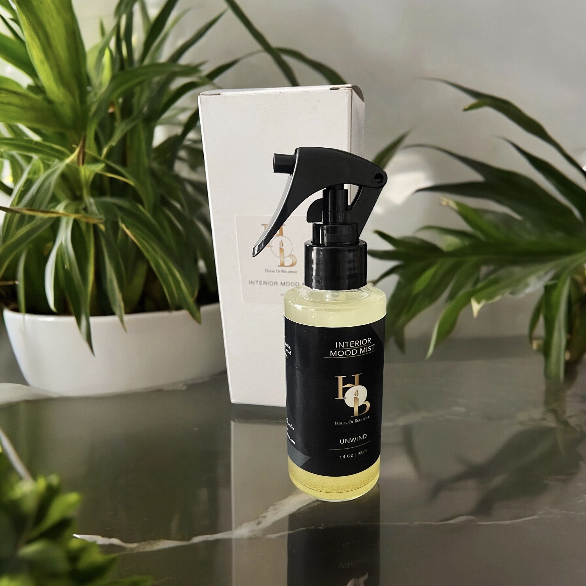 Natural Room Spray with packaging